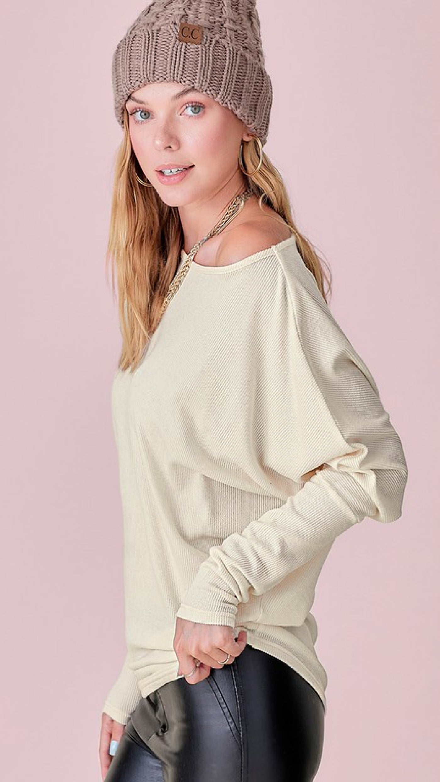 You Know Me Top - Cream - Piper and Hollow Boutique