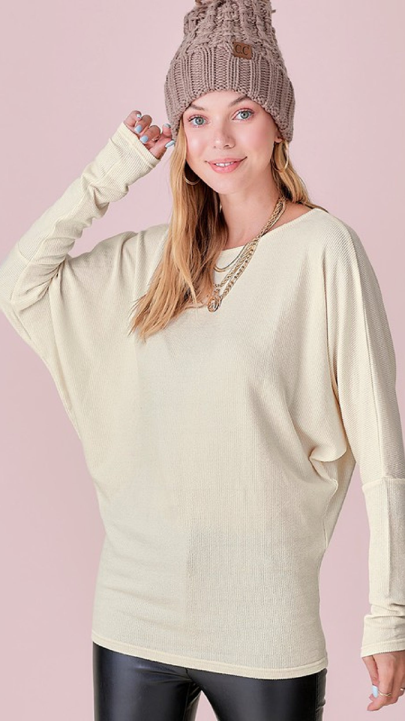 You Know Me Top - Cream - Piper and Hollow Boutique