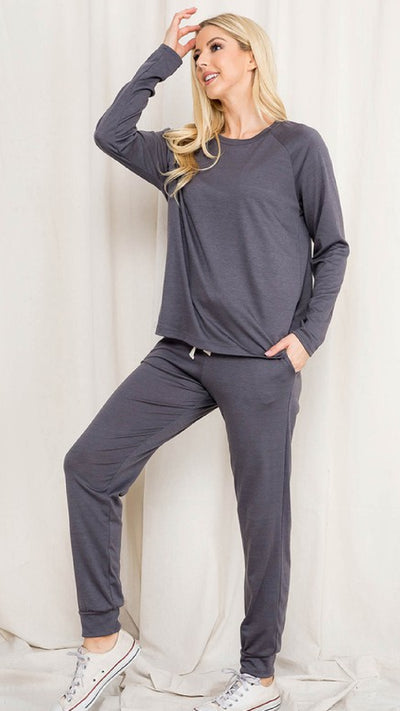 Gun Metal - 2 Piece Set - Piper and Hollow Boutique