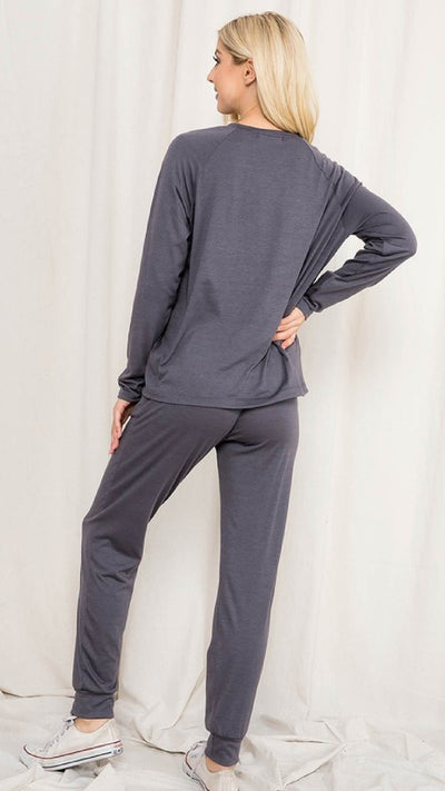 Gun Metal - 2 Piece Set - Piper and Hollow Boutique