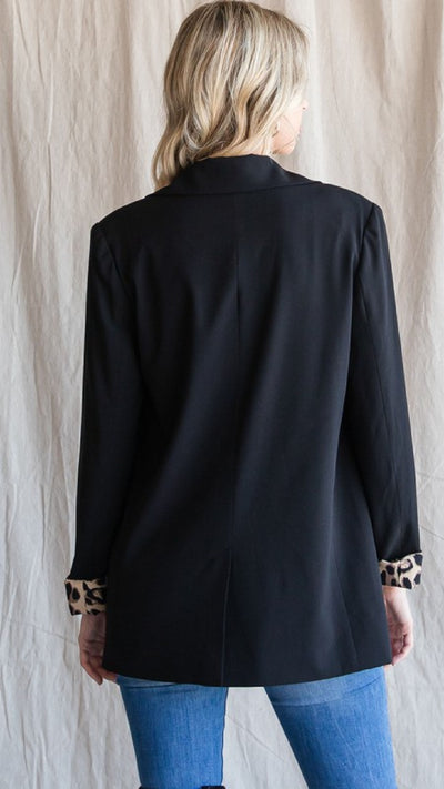 This Caught My Eye Blazer - Black - Piper and Hollow Boutique