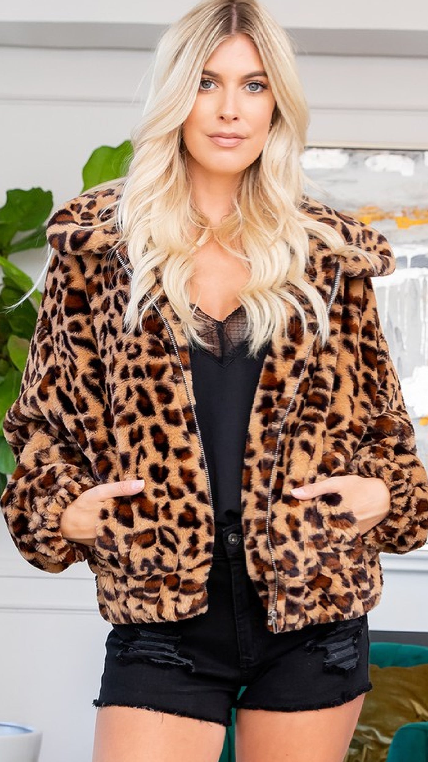 Sweet Thing Leopard Jacket - Piper and Hollow Boutique