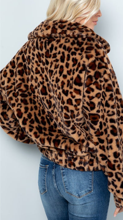 Sweet Thing Leopard Jacket - Piper and Hollow Boutique