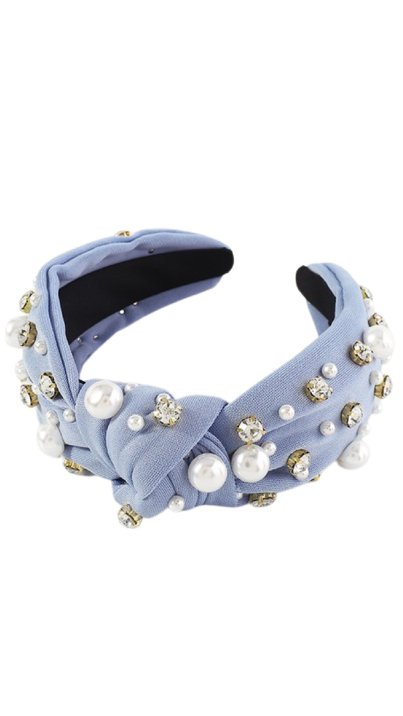 Top Knot Headband - Blue - Piper and Hollow Boutique