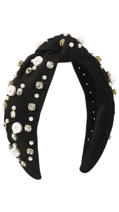 Top Knot Headband - Black - Piper and Hollow Boutique