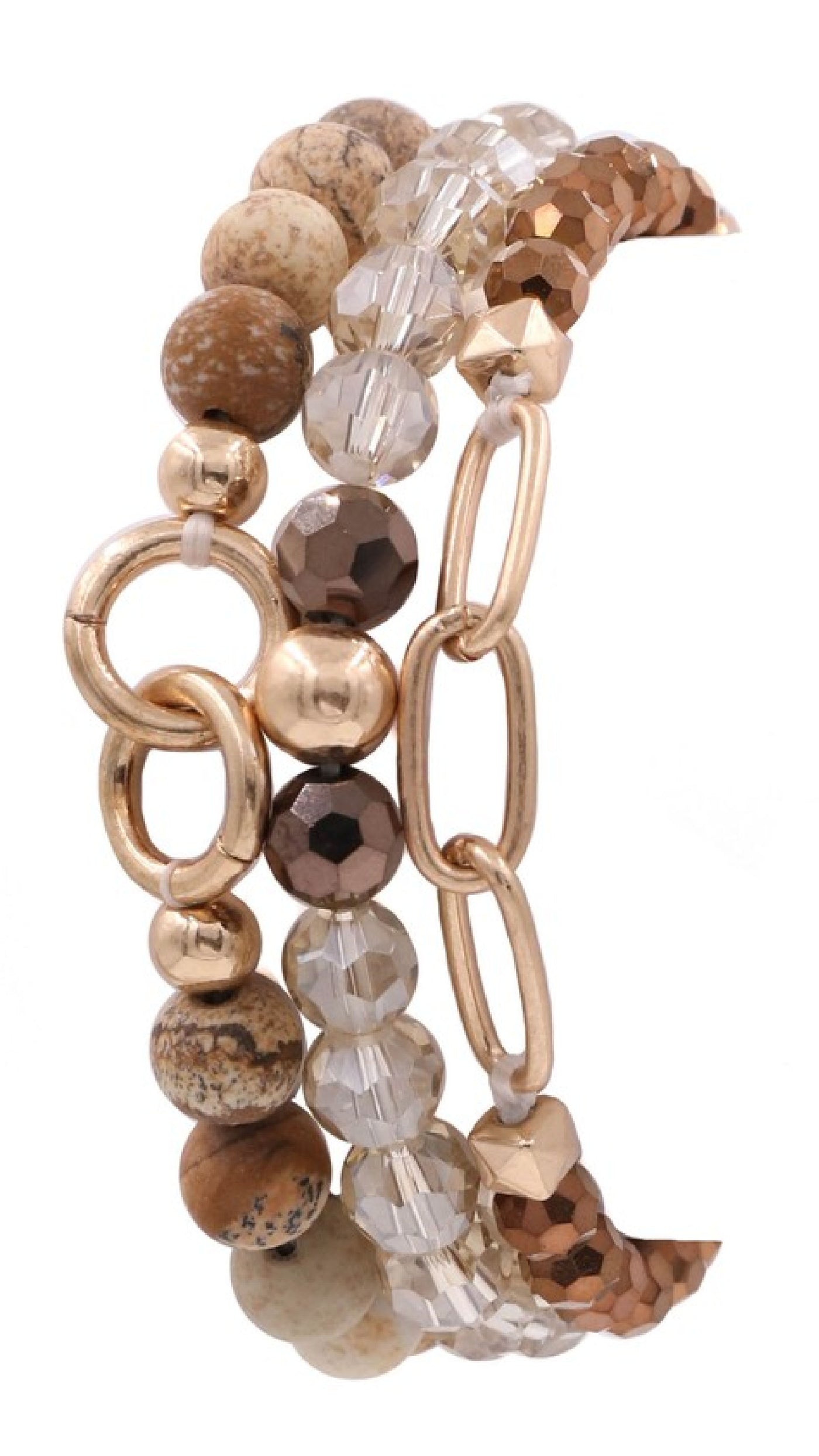 Take It All In Bracelet - Brown - Piper and Hollow Boutique
