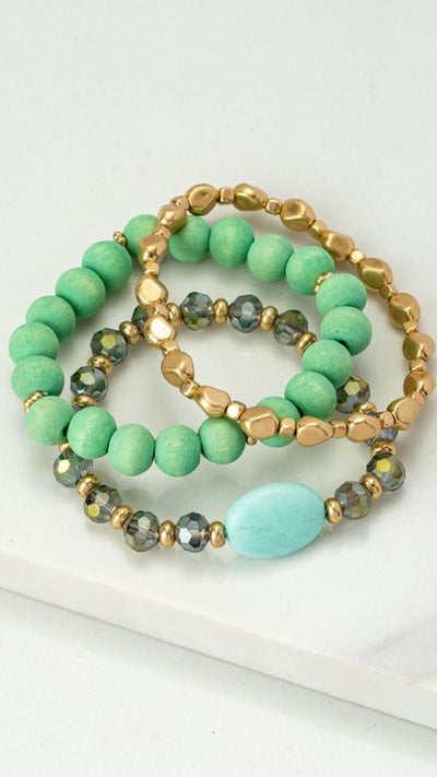 Sloan Bracelet - Mint - Piper and Hollow Boutique
