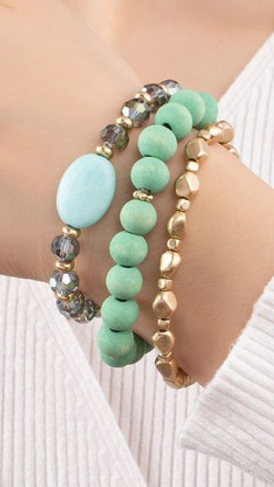 Sloan Bracelet - Mint - Piper and Hollow Boutique