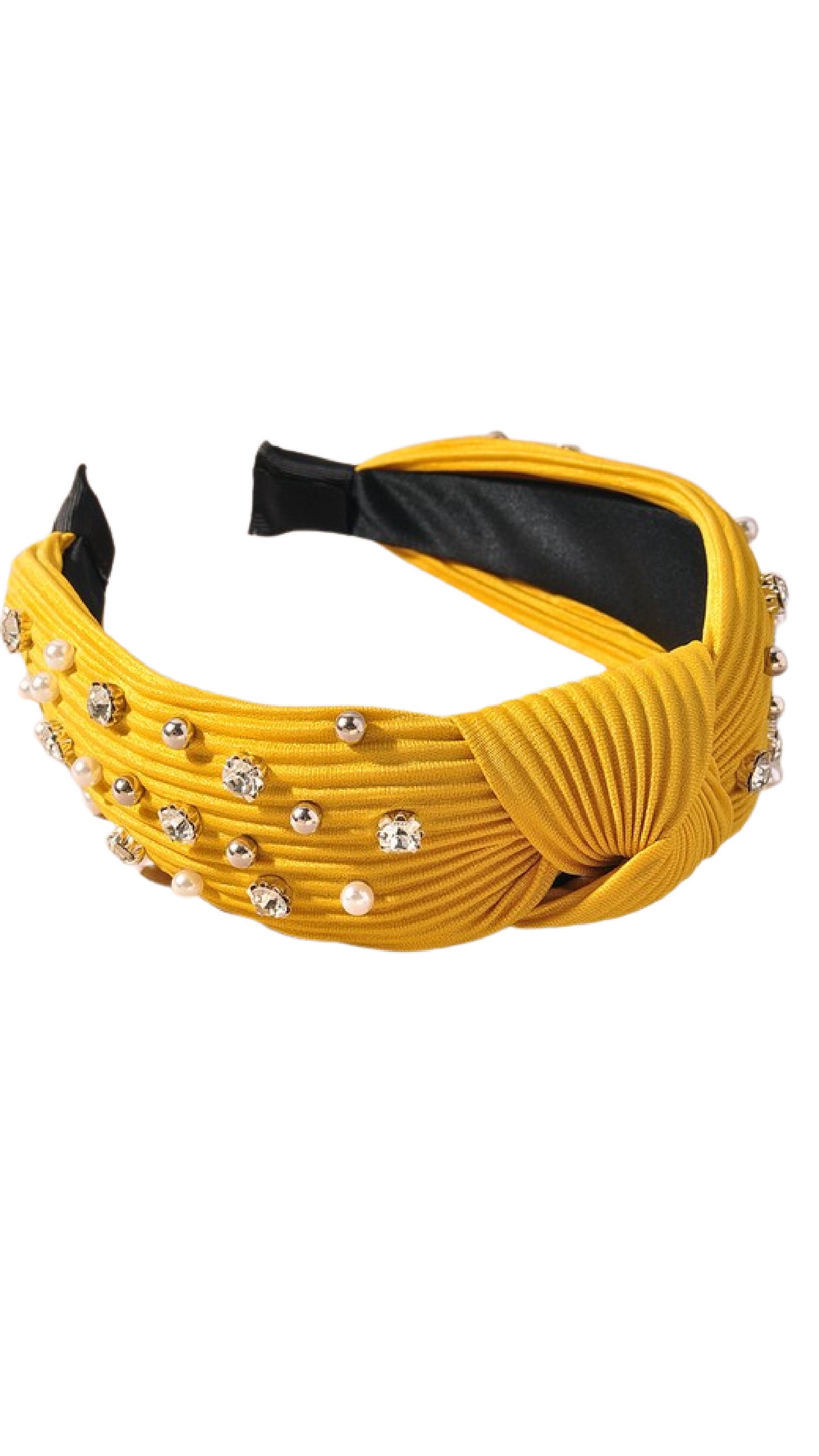 Stunning Headband - Yellow - Piper and Hollow Boutique