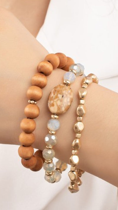 Sloan Bracelet - Brown - Piper and Hollow Boutique