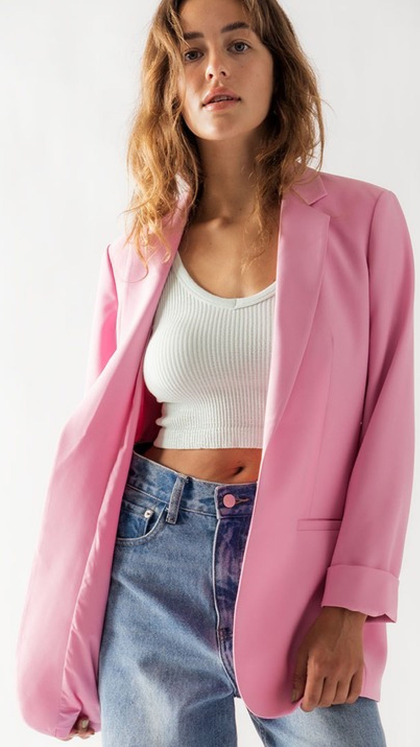 Pink Lady Blazer - Piper and Hollow Boutique