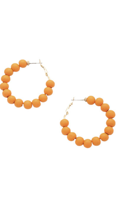 Lydia Earring - Orange - Piper and Hollow Boutique