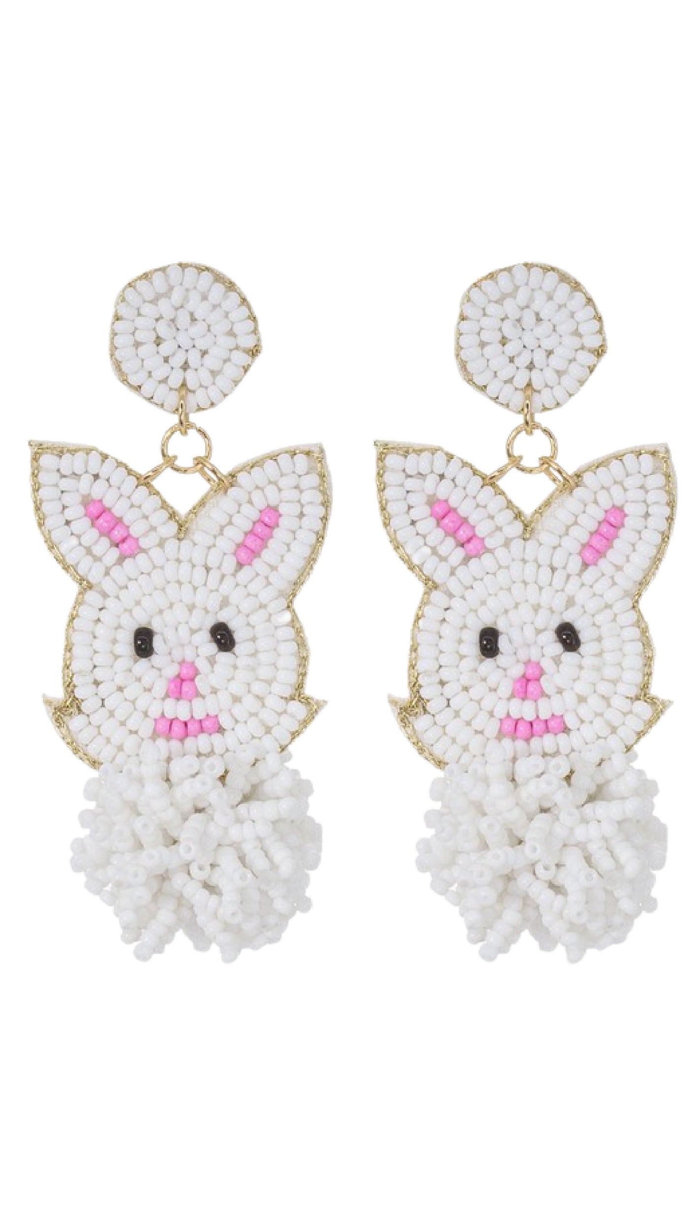 Bunny Tail Earrings - Piper and Hollow Boutique