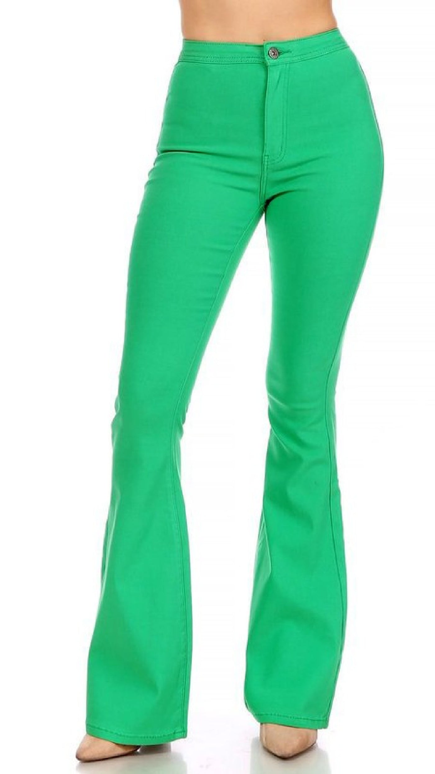 Anytime Pants - Green - Piper and Hollow Boutique