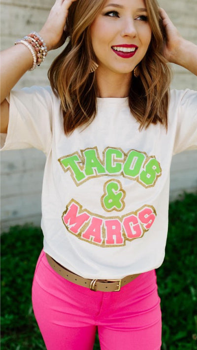 Tacos and Margs Tee - Piper and Hollow Boutique