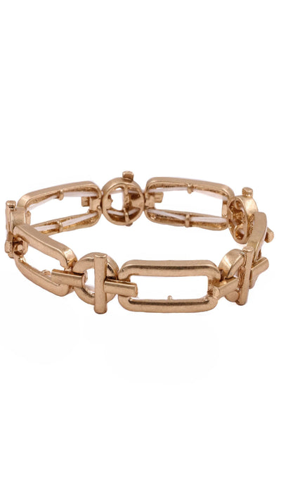 Linked To You Bracelet - Worn Gold - Piper and Hollow Boutique