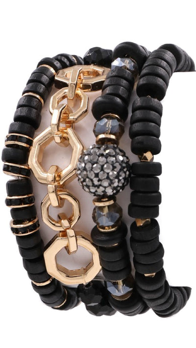 Just This One Time Bracelet - Black - Piper and Hollow Boutique