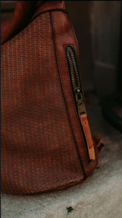 She Drives Me Crazy Backpack - Brown - Piper and Hollow Boutique