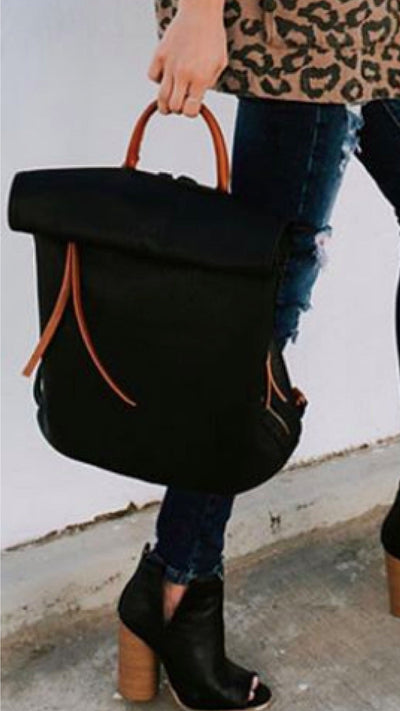 She Drives Me Crazy Backpack - Black - Piper and Hollow Boutique